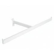 T-bar rail for panel, white, W60 x D26 cm