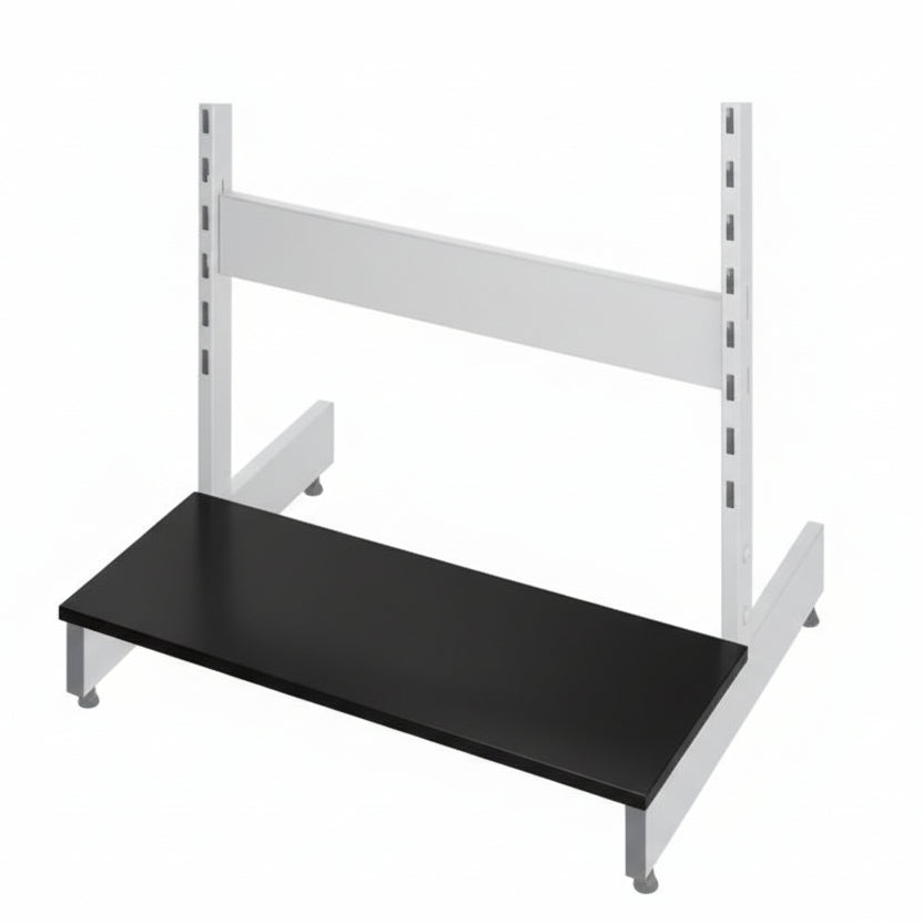 Counter shelf for 61, T & L gondola, 61.8 x 37 cm. Choose color