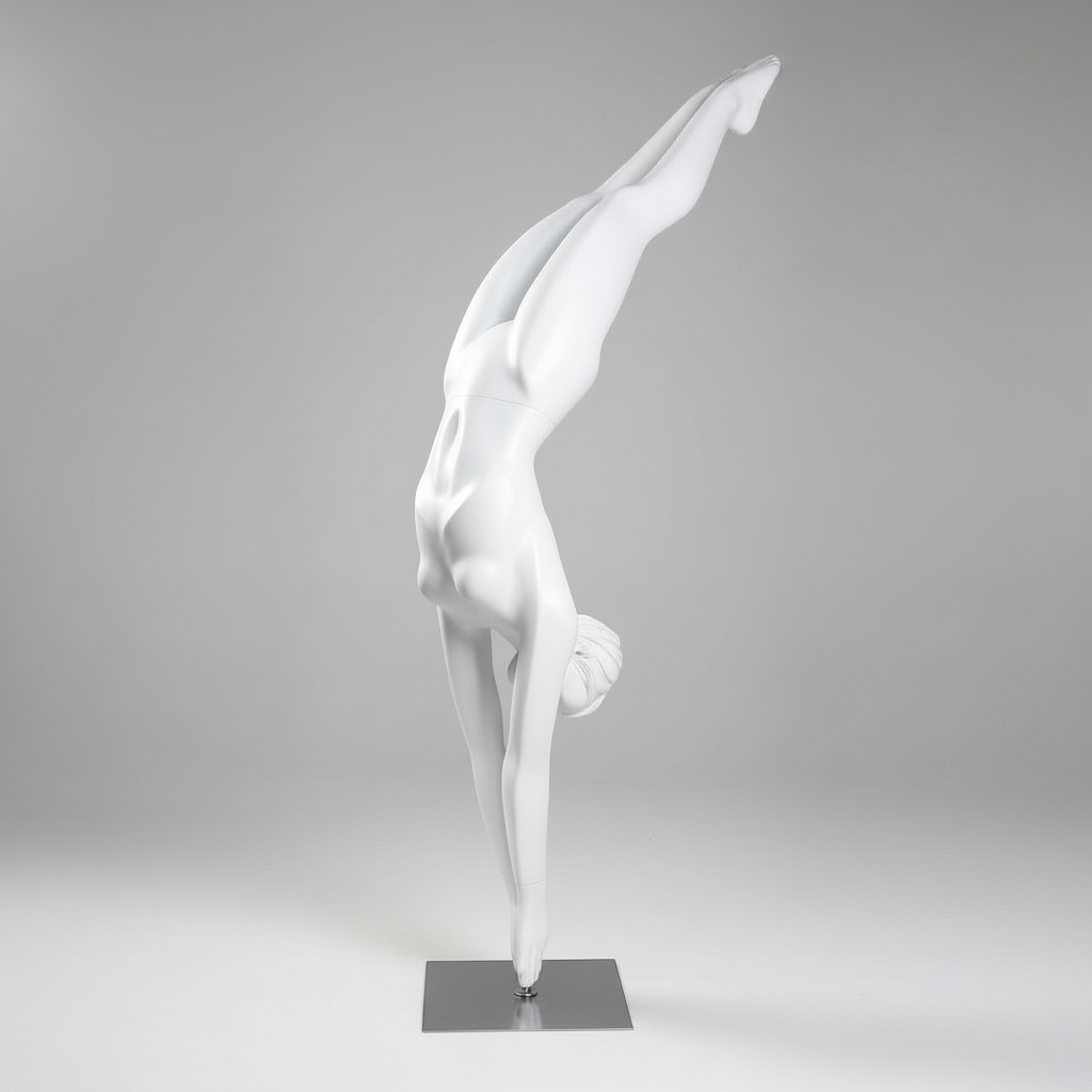 Sports female mannequin, swimmer - white