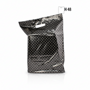 Plastic bag with gold leaf pattern - 300 pcs.