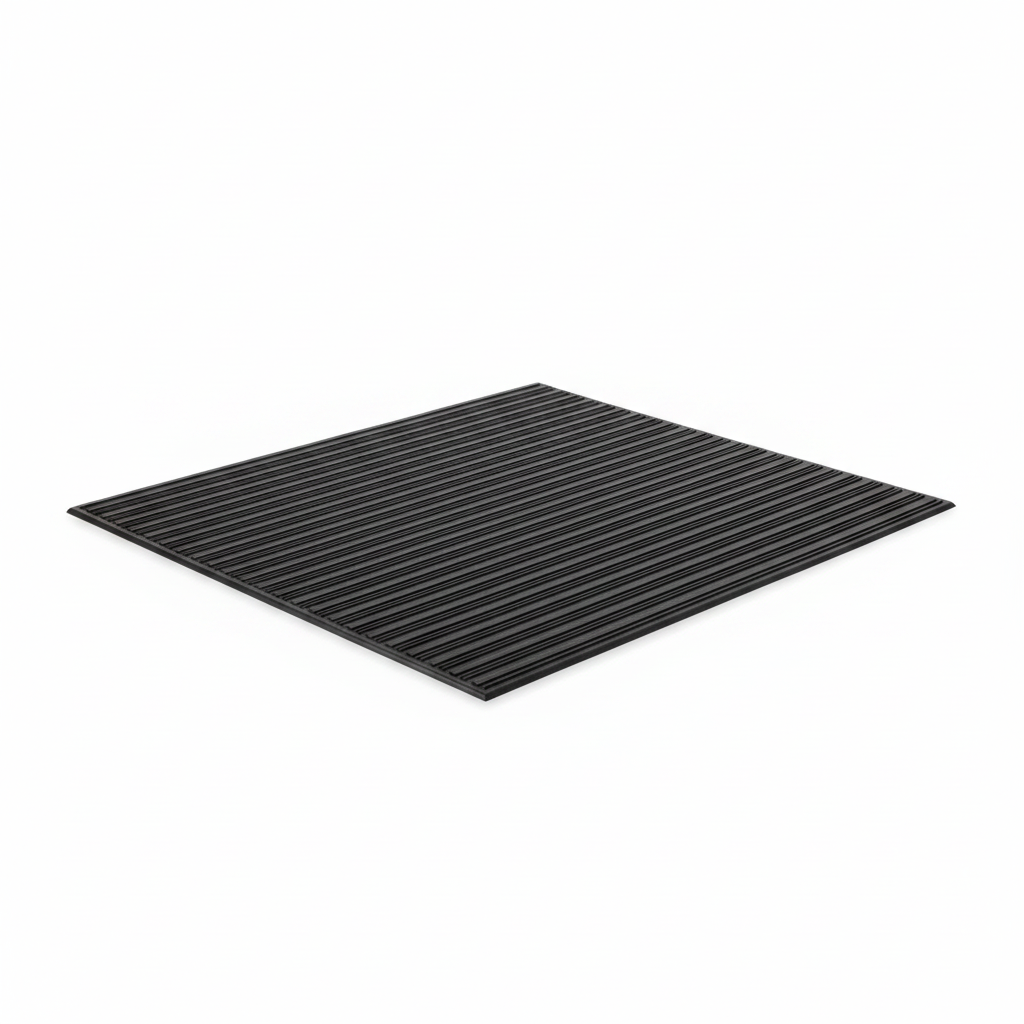 Anti-fatigue mat, black, 61.5 x 99 x H1 cm