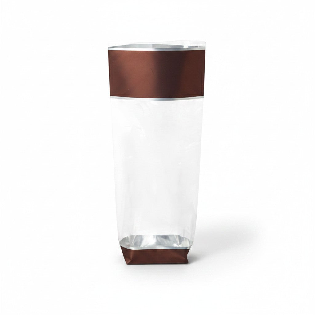 Cellophane bag 10 x 20 cm, brown