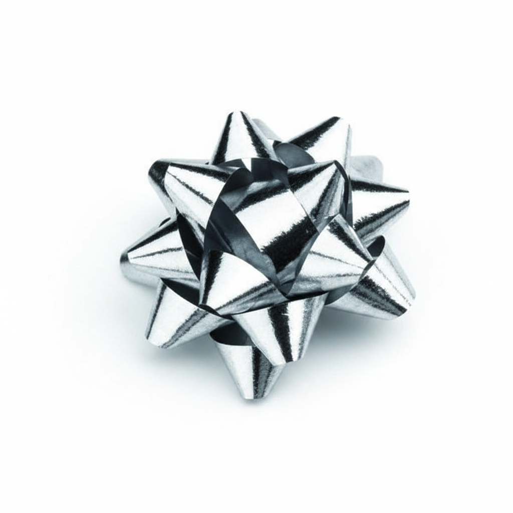Decorative stars - Ø 35 - Silver - 100 pcs.