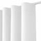 White curtain, dirt-repellent cotton, for U-shaped curtain rod (free-hanging), W200 x H190 cm. 21 hooks