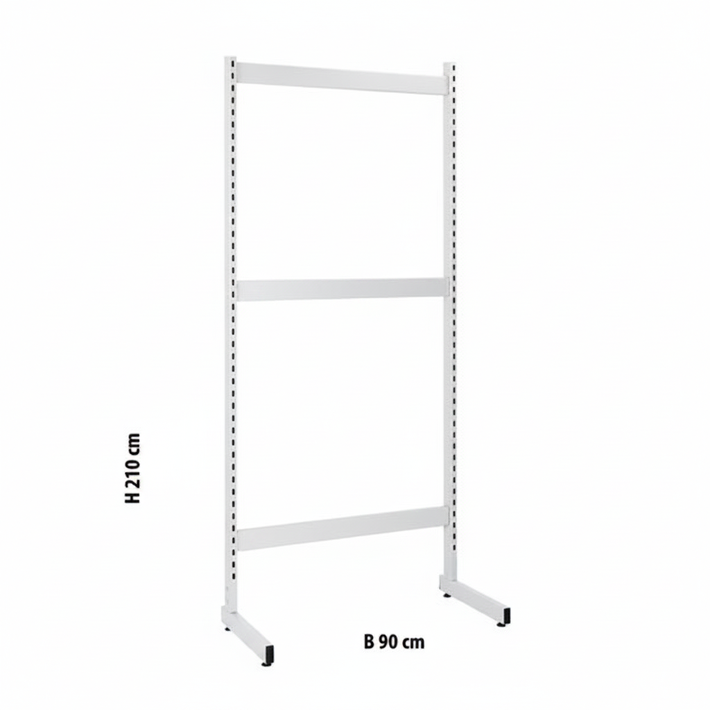 Framework, L-gondola, white, W97 x H217.50 cm. See more colors