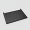 Shelf with metal perforated plate (59.5 x 37 cm) for slatwall - black