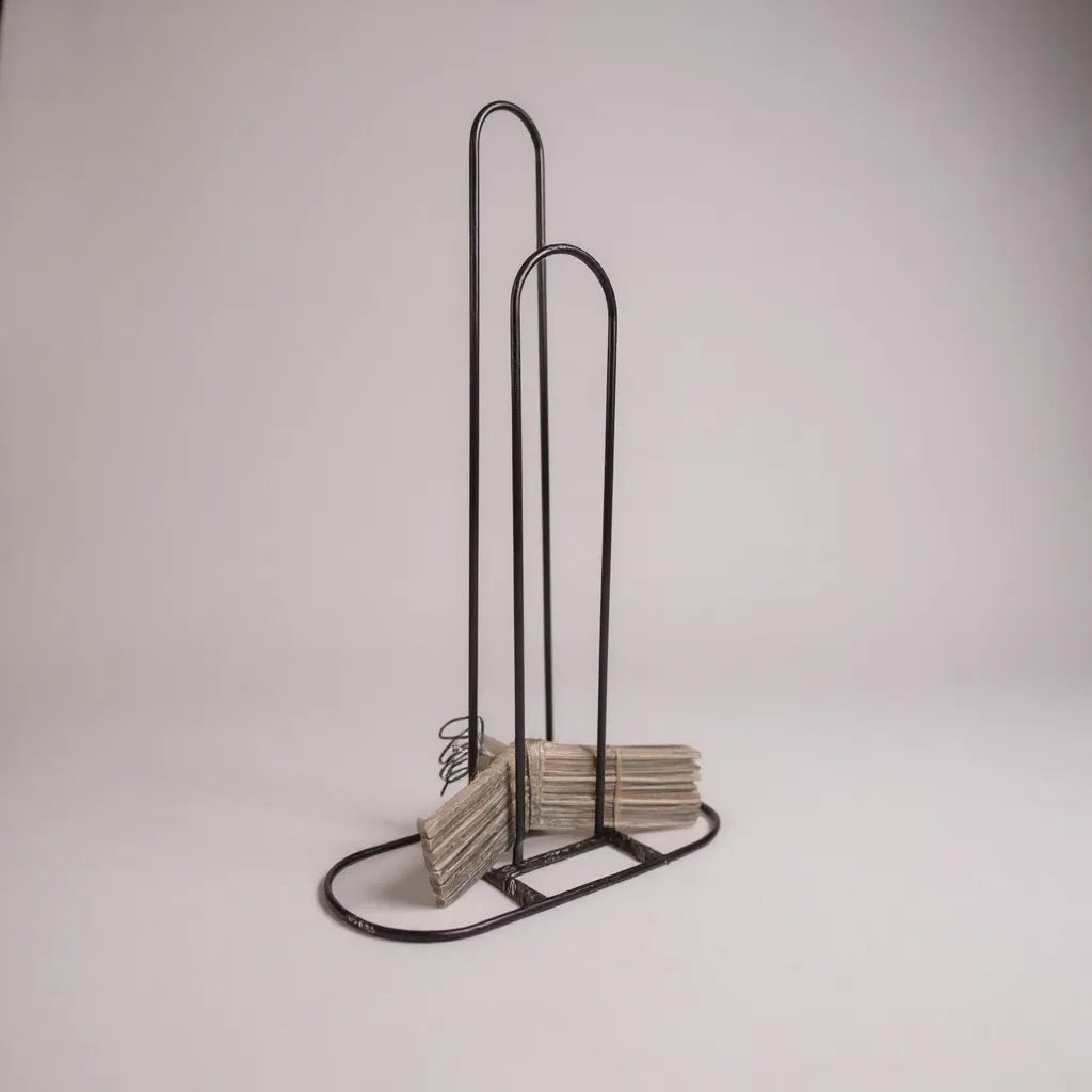 Coat stand, chrome, H85 cm