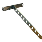 Front hanger for L-street rack