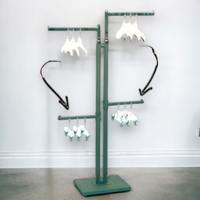 Ekstra midterarm, (lige 30 cm.) fronthæng, til Joystativ. Vælg farve