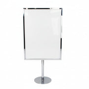 Menu holder, A3, chrome