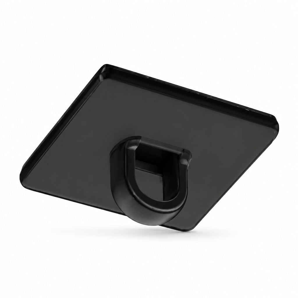 Mobile button, self-adhesive in black