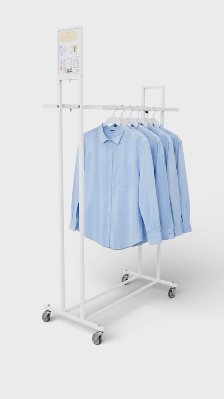 Load video: Street stand - L5. The classic street stand. White