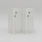 White angled metal display – set of 2 pcs. Price per pc.