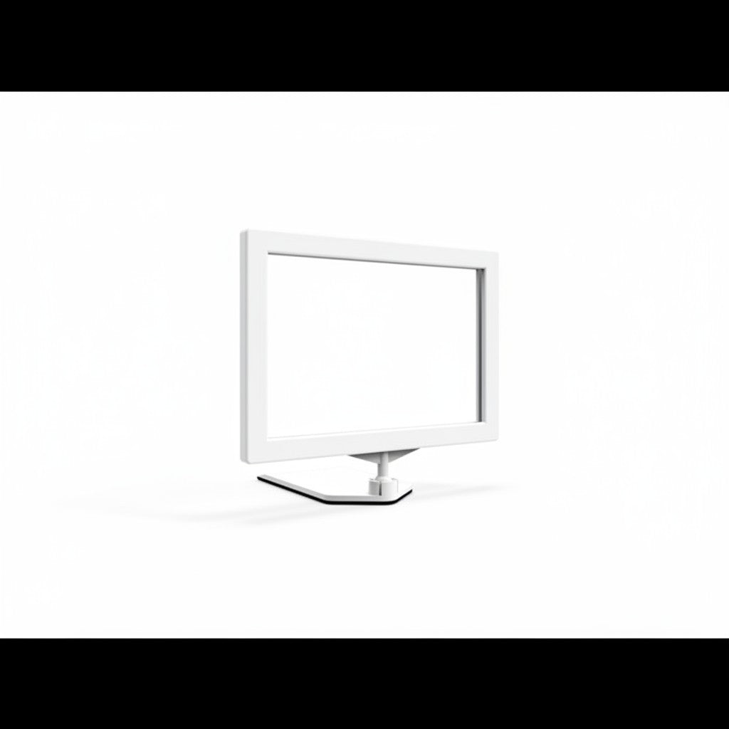 SuperSellerS white A7 plastic sign holder with a magnetic base for retail display