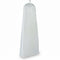 SuperSellerS white breathable non-woven garment bag for dresses with a clear plastic card pocket