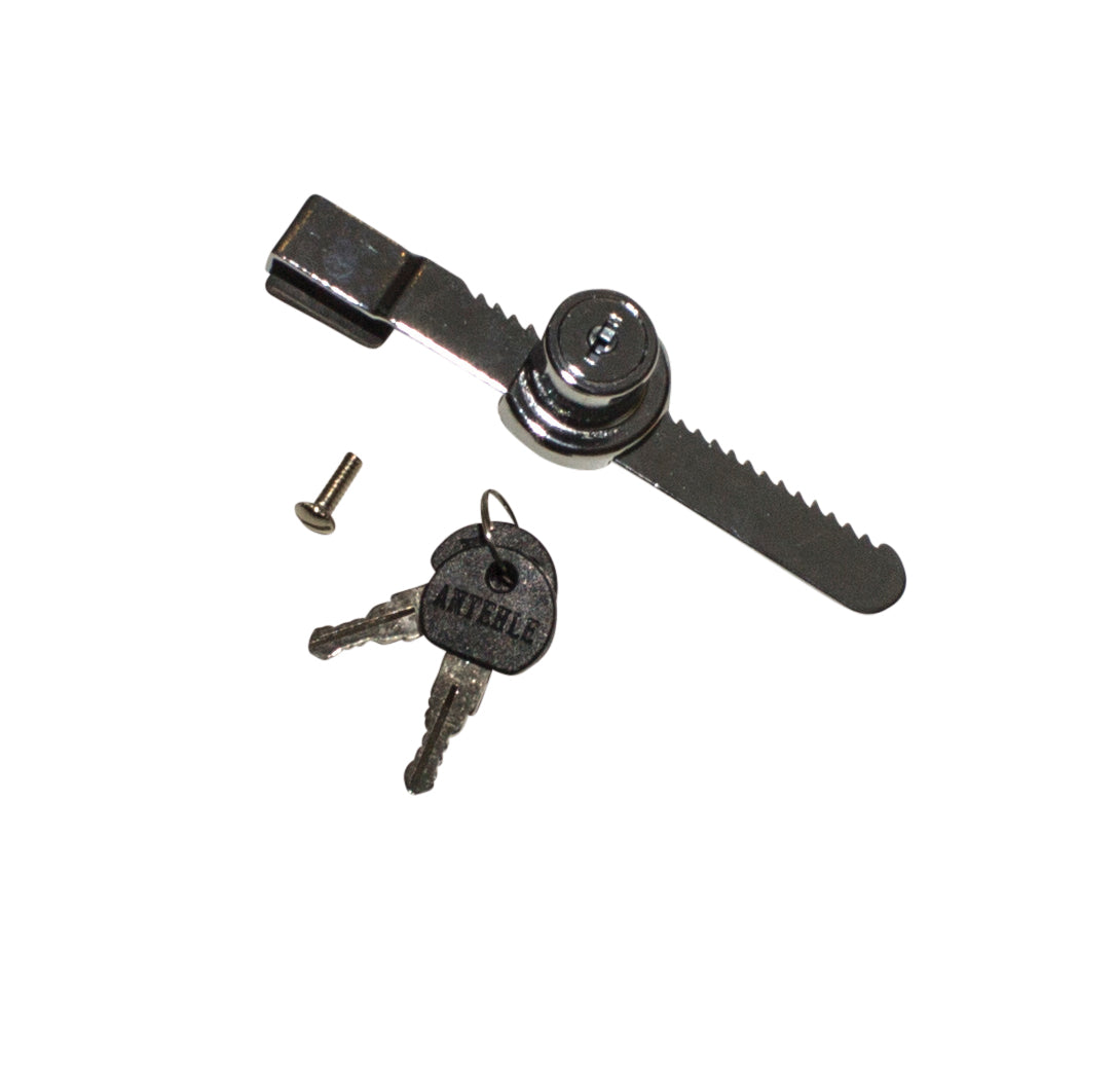 Ceiling lock - display cabinets with sliding doors