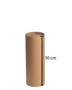 Pakkepapir B 50 cm. - Brun - 350 meter - Kraftig