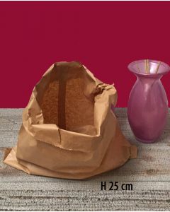 Brown Paper Bags - H 25 cm.
