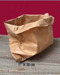 Brown Paper Bags - H 30 cm.