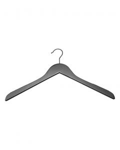 Wooden coat hangers - Flat - Matt black