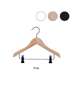 Wooden coat hanger w/ pegs - baby 