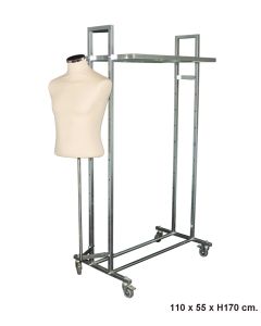 Outdoor stand w/ male tailor dummy - L5