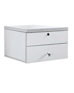 2-drawer unit - White