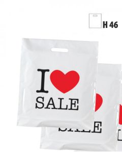 Plastic carrier bags - I ♥ SALE