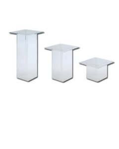 Square top pedestals - set