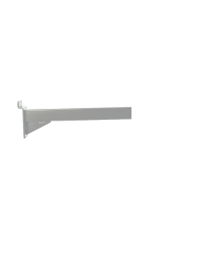 Straight shelf brakcet f/ slatwall - Chrome