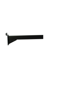 Straight shelf brakcet f/ slatwall - Black