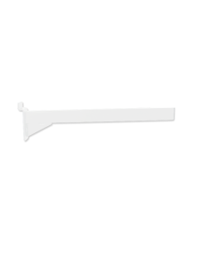 Straight shelf brakcet f/ slatwall -35 cm. - White