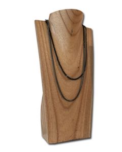 Wooden Natural Display Bust