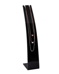 Single necklace stand - Black