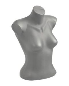 Basic, torsooverdel, dame, grå, bryst 90, talje 63, højde 60 cm (Serie 5000)