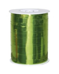 Gavebånd, metal limegrøn, 10 mm, rulle med 250 m