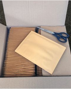   Shipping bags w/ bubble wrap - brown