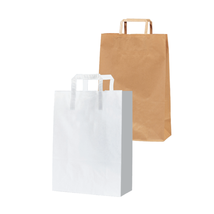 Paper Carrier Bags - 200 pcs. - H 35 cm. 