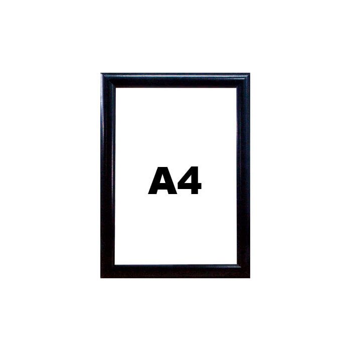 Black snap frame for poster with size A4