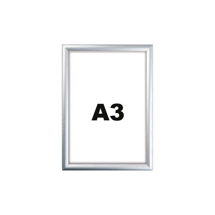 Aluminum snap frame for poster with size A3
