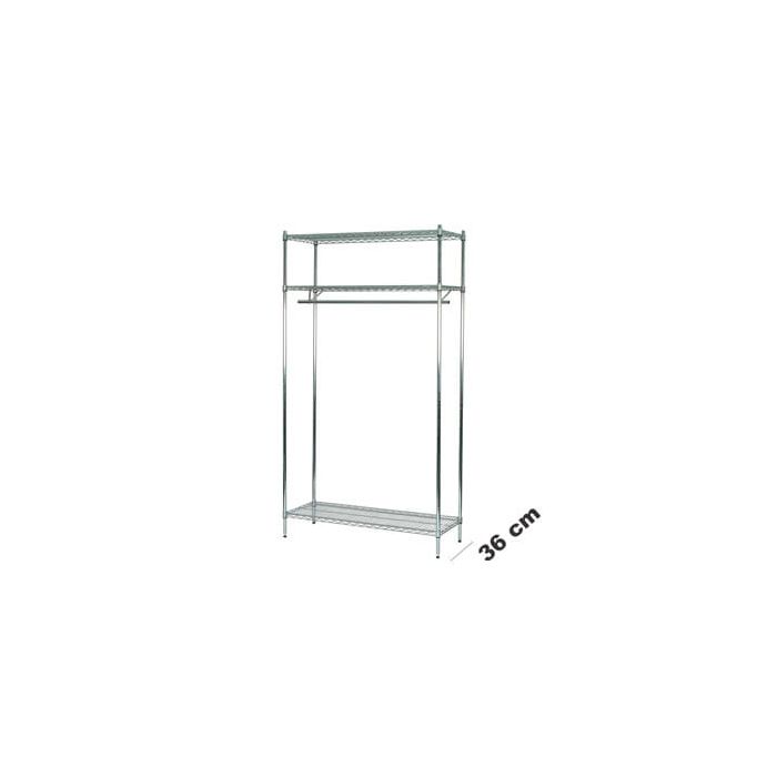 Tubo Wire Cloakroom (122 x 36 x H 220 cm.)