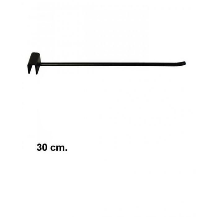 Hook (L 30 cm.) f/ 12 mm rail - Black 