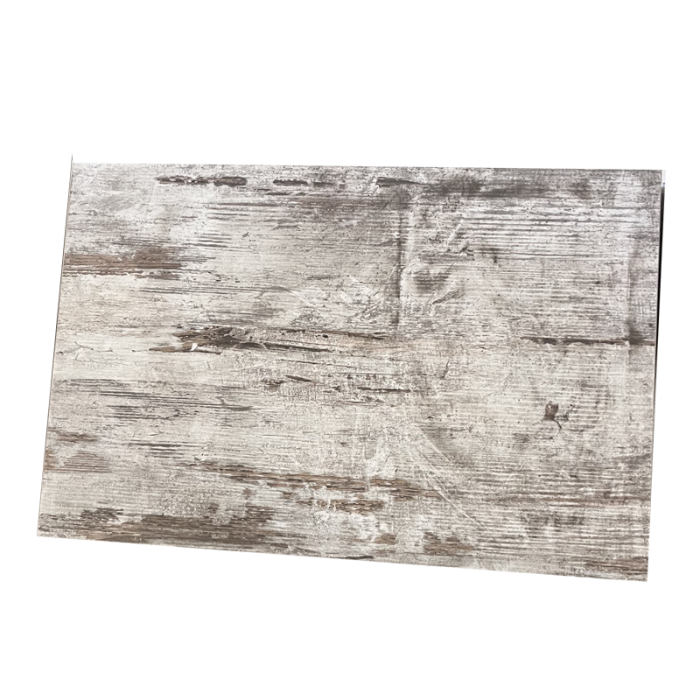 Melaminhylde, lige, elmetræ look- hvidpigmenteret, 18 mm, 60 x 40 cm